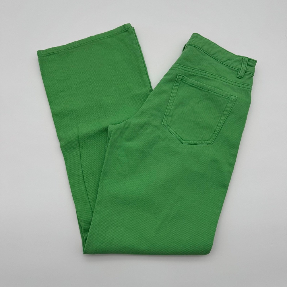 Garage Denim‎ Womens Wide Leg Jeans Clover Green Size 1 Y2K